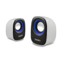 Snopy SN-120 2.0 Beyaz/Mavi USB Speaker