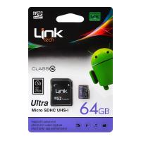 LINK TECH 64 GB CLAS 10 MICRO SDHC SD ADAPTÖR CARD