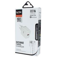 LINKTECH C505 HOME TRAVEL CHARGER 2A FOR ANDROID