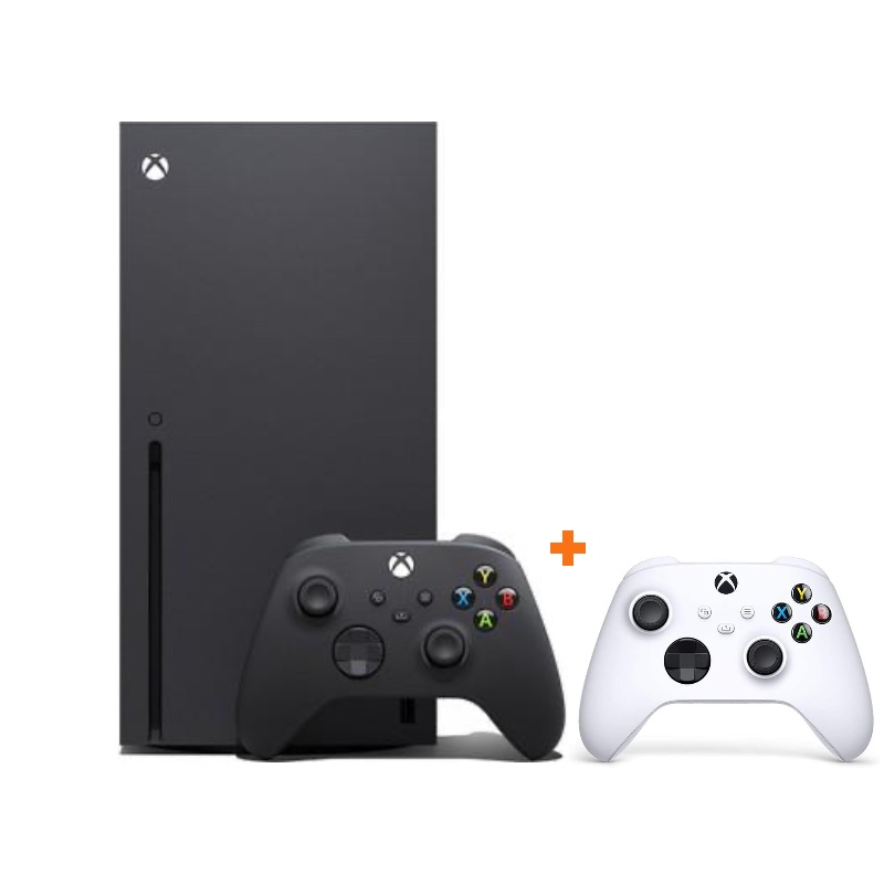 Xbox Series X Siyah 1 TB SSD Oyun Konsolu (ithalatçı Garantili) + Xbox Series 9. Nesil Beyaz 2.Kol
