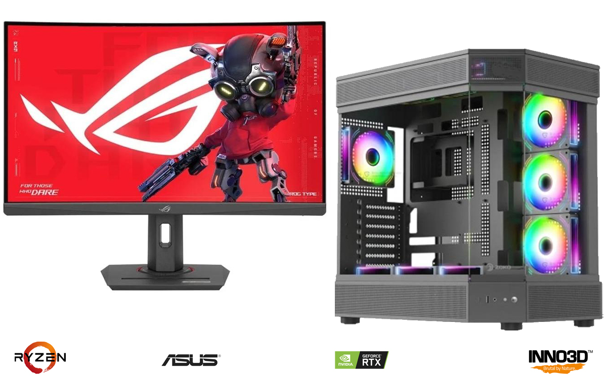 AMD RYZEN 7 9800X3D+64GB RAM+1TB M2+RTX 5080+27' ASUS 4K OYUNCU BİLGİSAYARI SİYAH