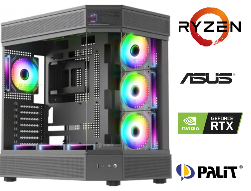 AMD RYZEN 9 9950X+32GB RAM+1TB M2+RTX 5070 OYUNCU BİLGİSAYARI SİYAH