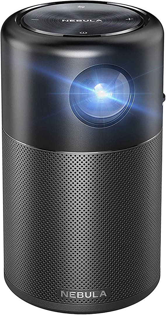 2.EL ANKER NEBULA CAPSULE AKILLI TAŞINABİLİR WİFİ KABLOSUZ PİCO PROJEKSİYON CİHAZI VE HOPARLÖR