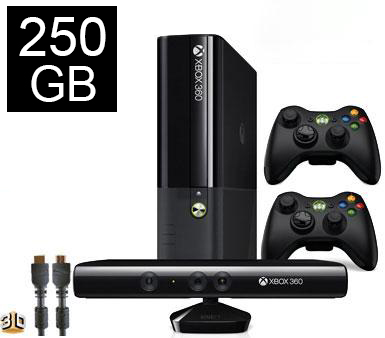 2.EL MICROSOFT XBOX 360 250 GB + 2.KOL + JTAG + KINECT SENSÖR + 40 ADET OYUN YÜKLÜ