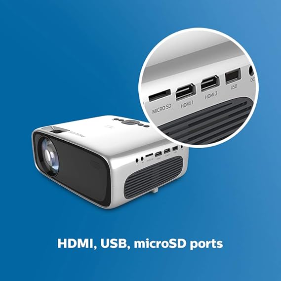 2.EL Philips NeoPix Ultra 2 Plus NPX645 Full HD Wi-Fi LED Projeksiyon Cihazı