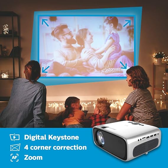 2.EL Philips NeoPix Ultra 2 Plus NPX645 Full HD Wi-Fi LED Projeksiyon Cihazı