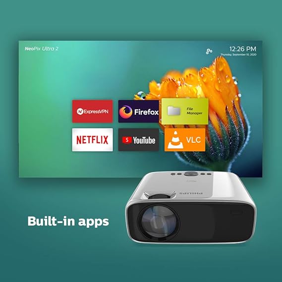 2.EL Philips NeoPix Ultra 2 Plus NPX645 Full HD Wi-Fi LED Projeksiyon Cihazı