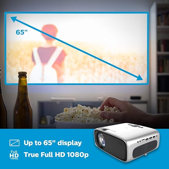2.EL Philips NeoPix Ultra 2 Plus NPX645 Full HD Wi-Fi LED Projeksiyon Cihazı
