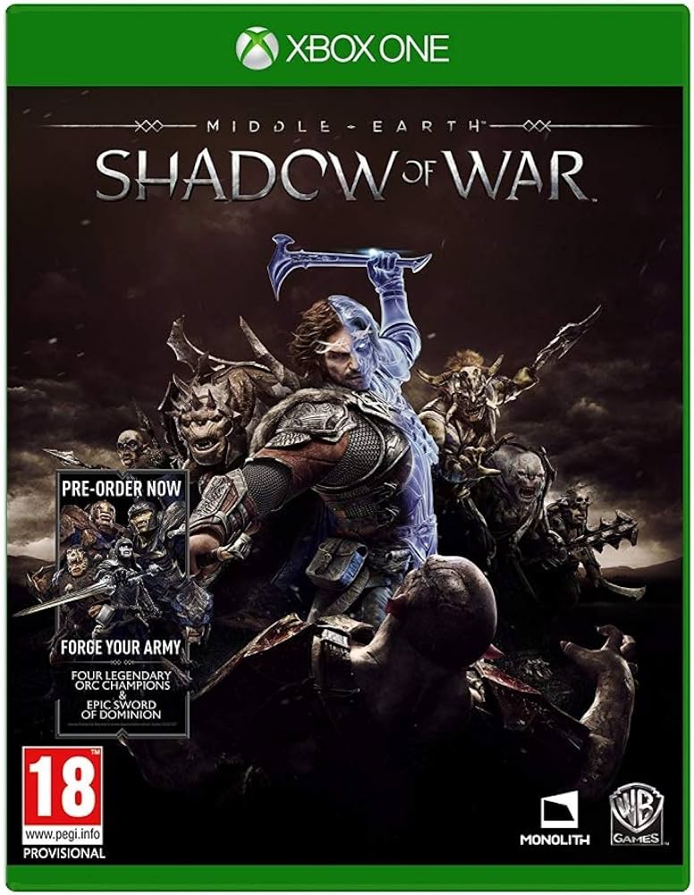2.EL XBOX ONE OYUN SHADOW OF WAR