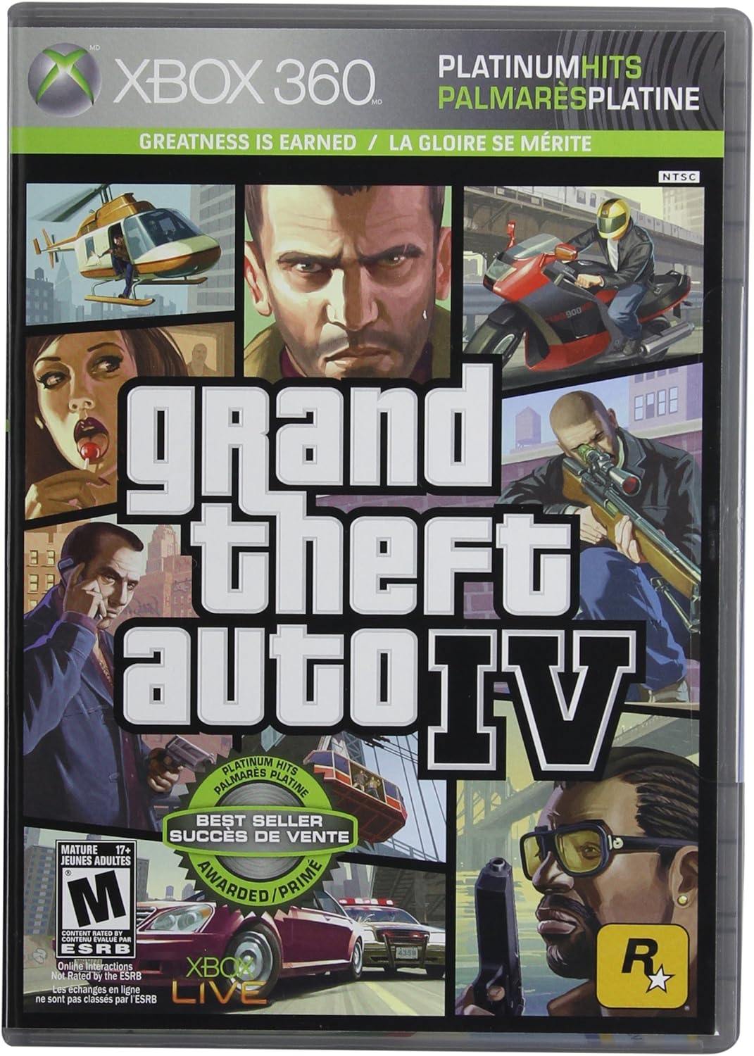2.EL XBOX 360 OYUN GTA 4 OYUN