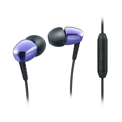PHILIPS SHE3905PP/00 RICH BAS KULAKİÇİ MİKROFONLU MOR KULAKLIK