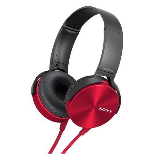 SONY MDRXB450APRQ KIRMIZI TELEFON UYUMLU EXTRA BASSES KULAKÜSTÜ KULAKLIK