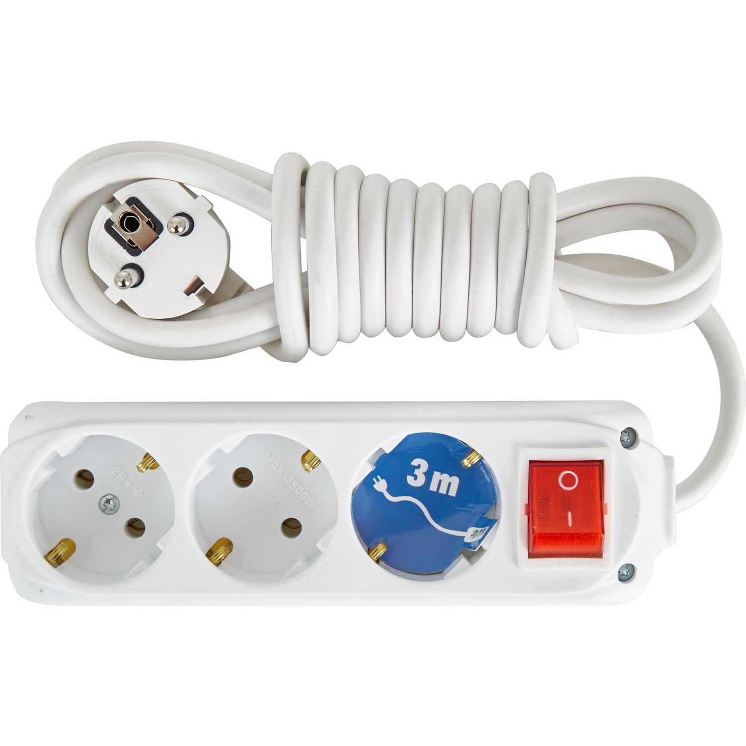 ALMERA 3&#39;LÜ ANAHTARLI TOPRAKLI PRİZ 3 METRE