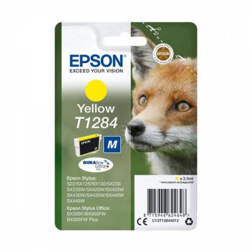 EPSON T1284 SARI KARTUŞ