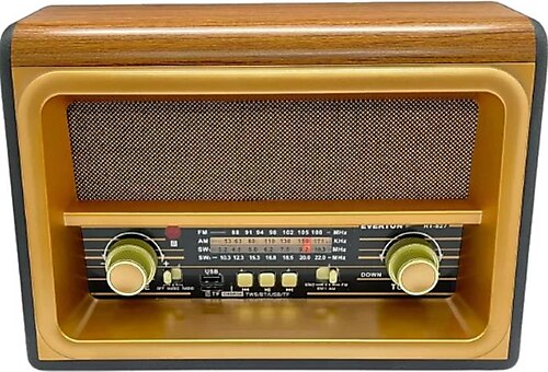 EVERTON RT-827 BLUETOOTH-USB-SD-FM KUMANDALI NOSTALJİK RADYO