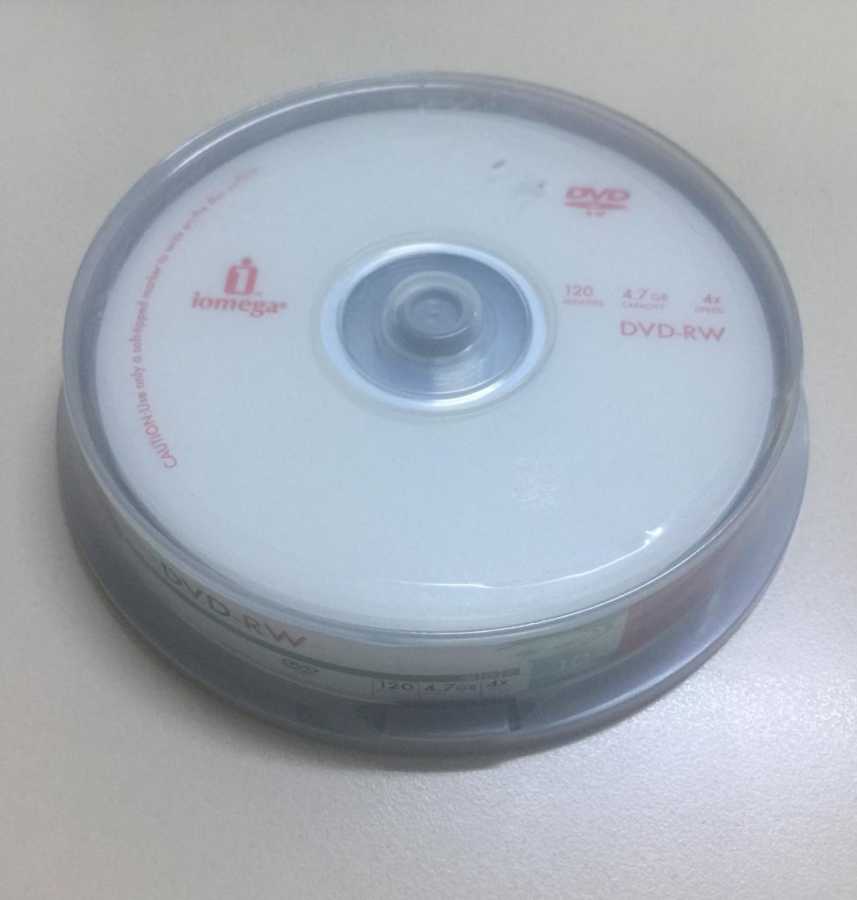 IOMEGA DVD-RW SİLİNEBİLİR 4,7GB 16X 10 LU PAKET