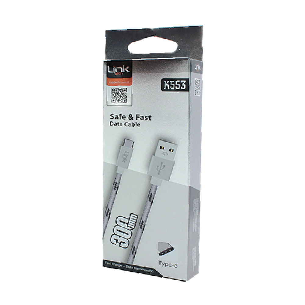 LİNK K553 300MM TYPE-C KISA KABLO