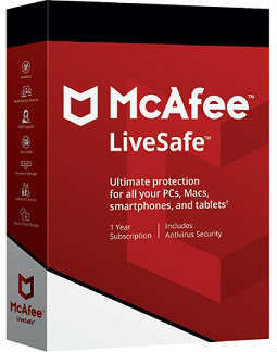 MCAFEE LİVESAFE 2019 1 YIL LİMİTSİZ CİHAZ TELEFON TABLET BİLGİSAYAR İOS /ANDROİD