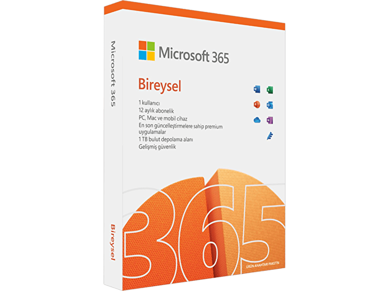 MICROSFT OFFICE 365 BİREYSEL TR (12 AYLIK ABONELİK) - YENİ