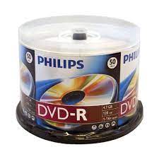 PHİLİPS 50'LİK 16X 4.7 DVD-R  BOŞ DVD
