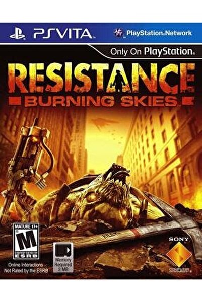 PSP VİTA OYUN RESİSTANCE BURNING SKIESS