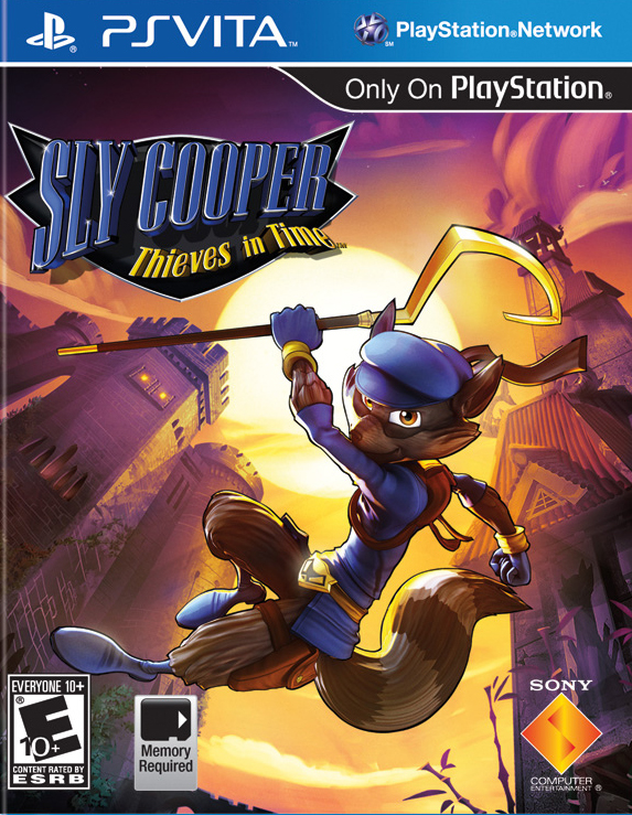 PSP VİTA OYUN SLY COOPER THİEVES İN TİME