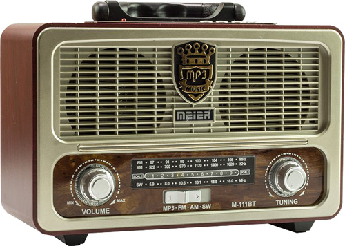 PUSULA M-111BT BLUETOOTHLU KUMANDALI USB/SD/MP3 ŞARJLI RADYO