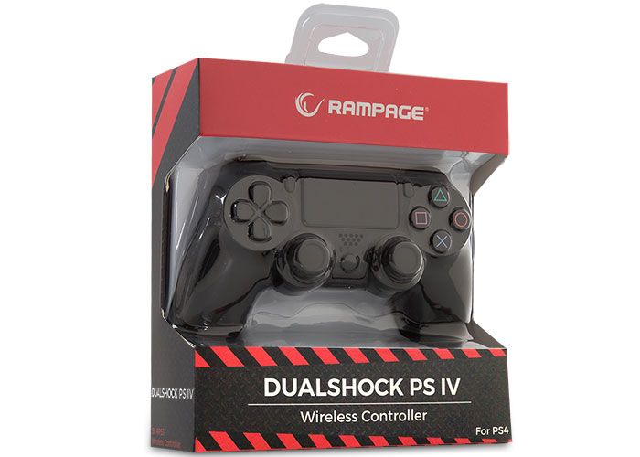 SNOPY RAMPAGE SG-RPS4 SİYAH BLUETOOTH ÇİFT TİTREŞİMLİ PS4-GAMEPAD