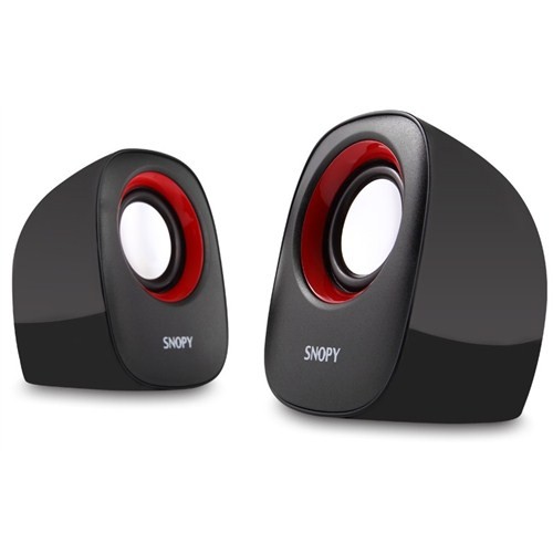 SNOPY SN-120 2.0 SİYAH/KIRMIZI USB SPEAKER