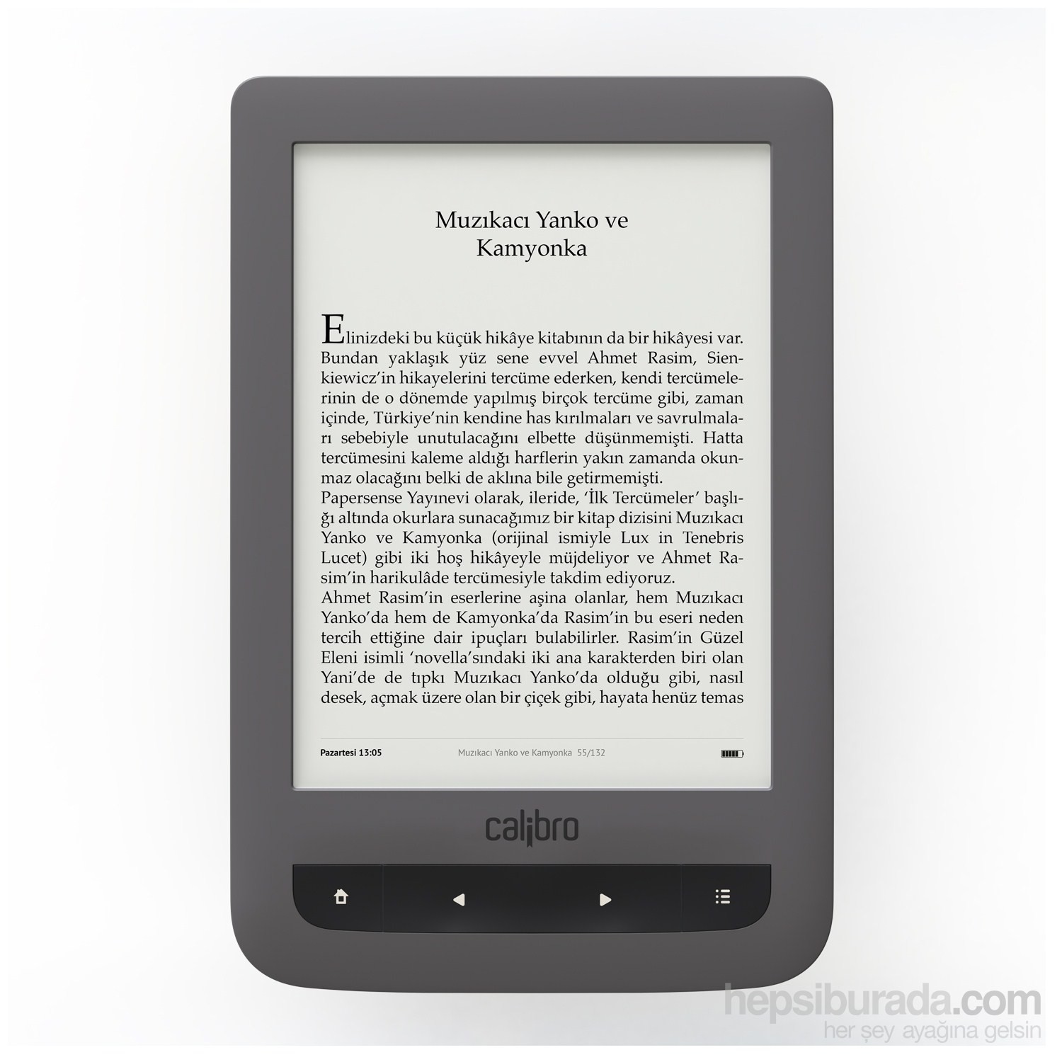 TEŞHİR CALİBRO TOUCH LUX E-KİTAP OKUYUCU
