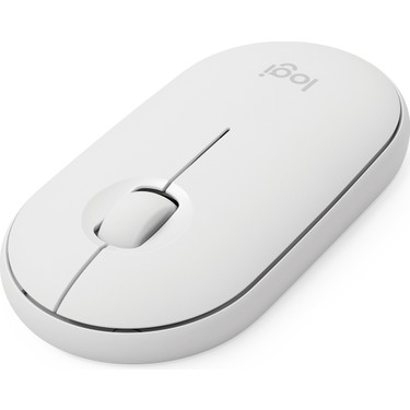 TEŞHİR LOGİTECH M350 PEBBLE SESSİZ KABLOSUZ KOMPAKT MOUSE - BEYAZ