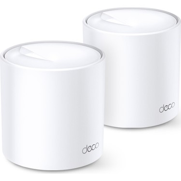 TEŞHİR TP-LİNK DECO X20 AX 1800 MBPS TÜM EV MESH Wİ-Fİ 6 SİSTEMİ ( 2’Lİ PAKET )
