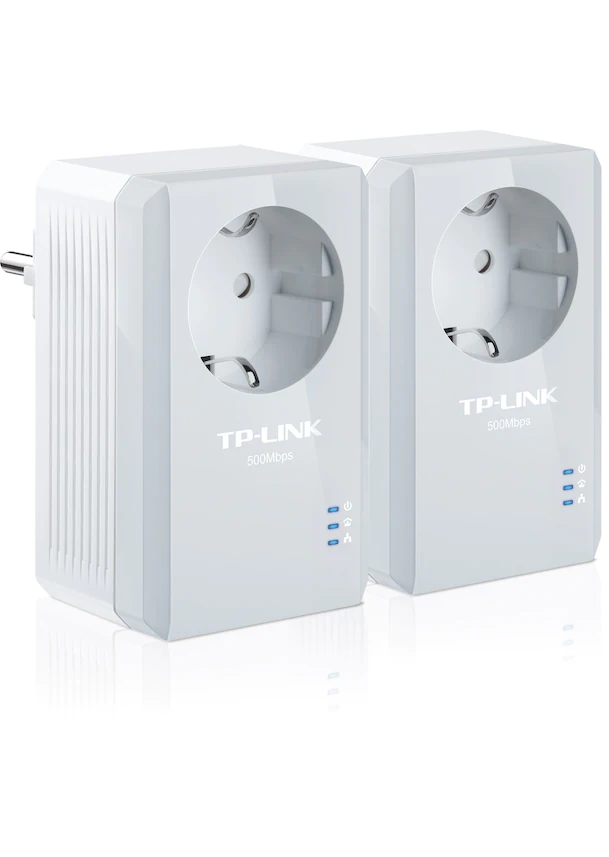 TEŞHİR TP-LİNK TL-PA4010P KIT AV600 GÜÇ SOKETLİ POWERLİNE ADAPTÖR KİTİ 2&#39;Lİ