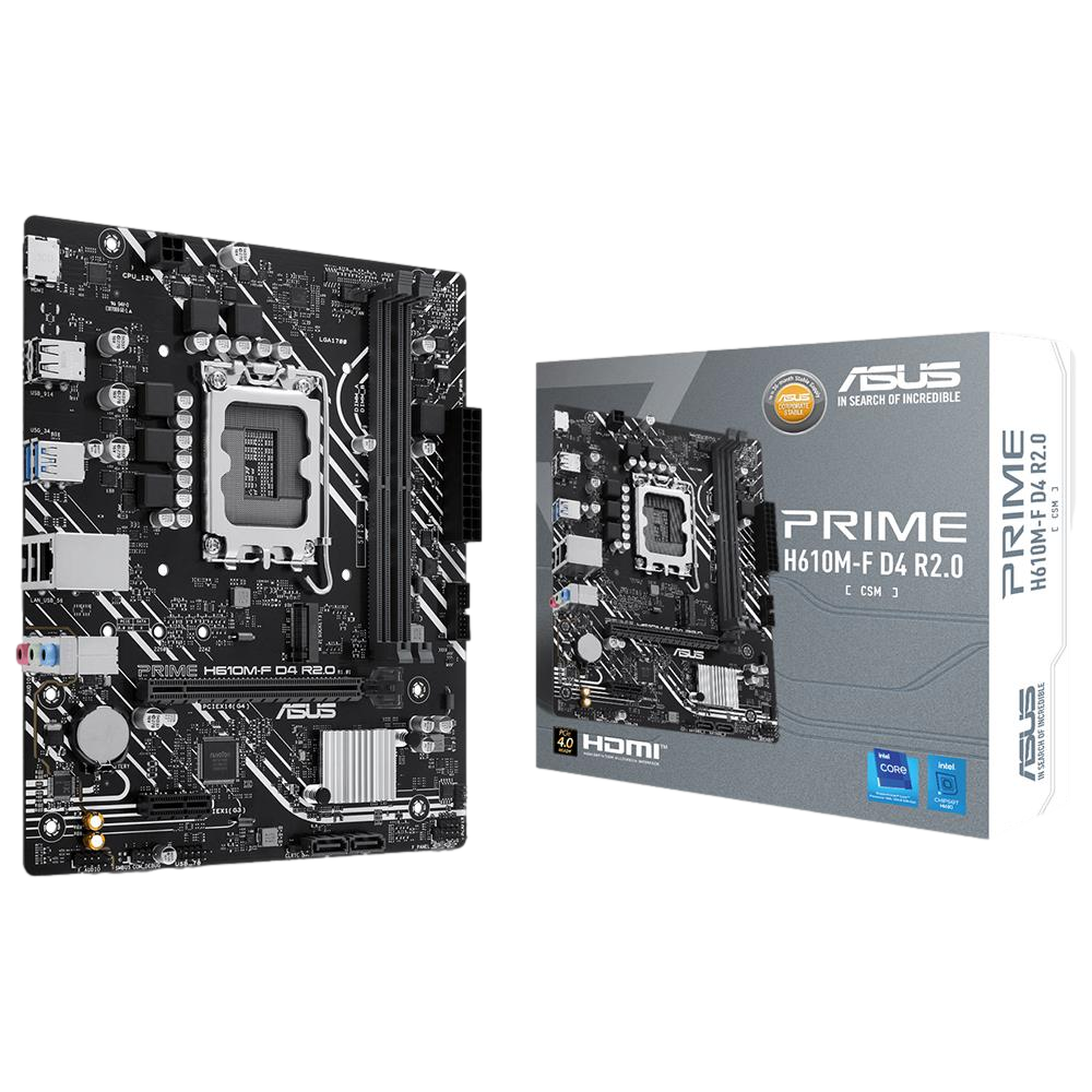 Asus Prime H610M-F D4 R2.0-CSM Intel LGA1700 DDR4 Micro ATX Anakart