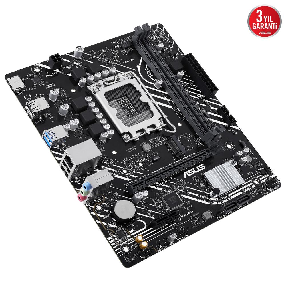 Asus Prime H610M-F D4 R2.0-CSM Intel LGA1700 DDR4 Micro ATX Anakart