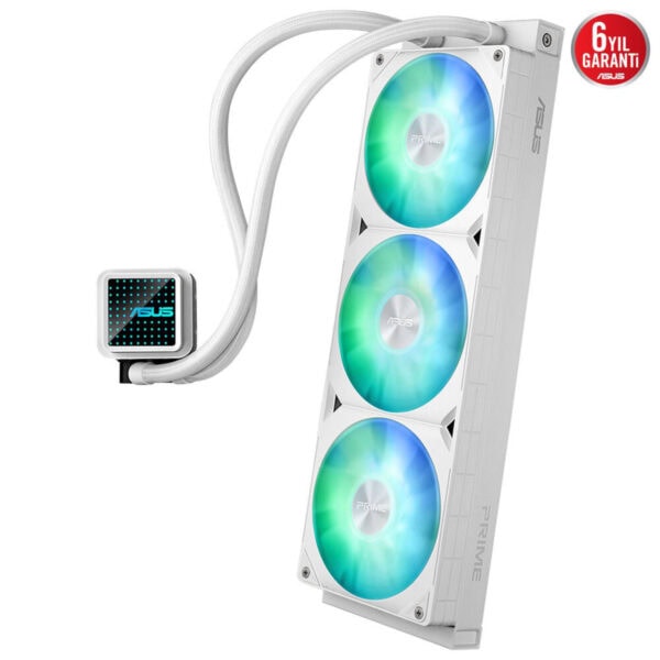 Asus Prime LC 360 ARGB White Edition 360 mm İşlemci Sıvı Soğutucu