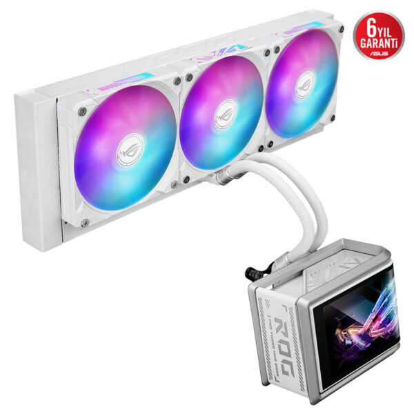 Asus ROG Ryuo IV SLC 360 ARGB 360 mm Beyaz İşlemci Sıvı Soğutucu