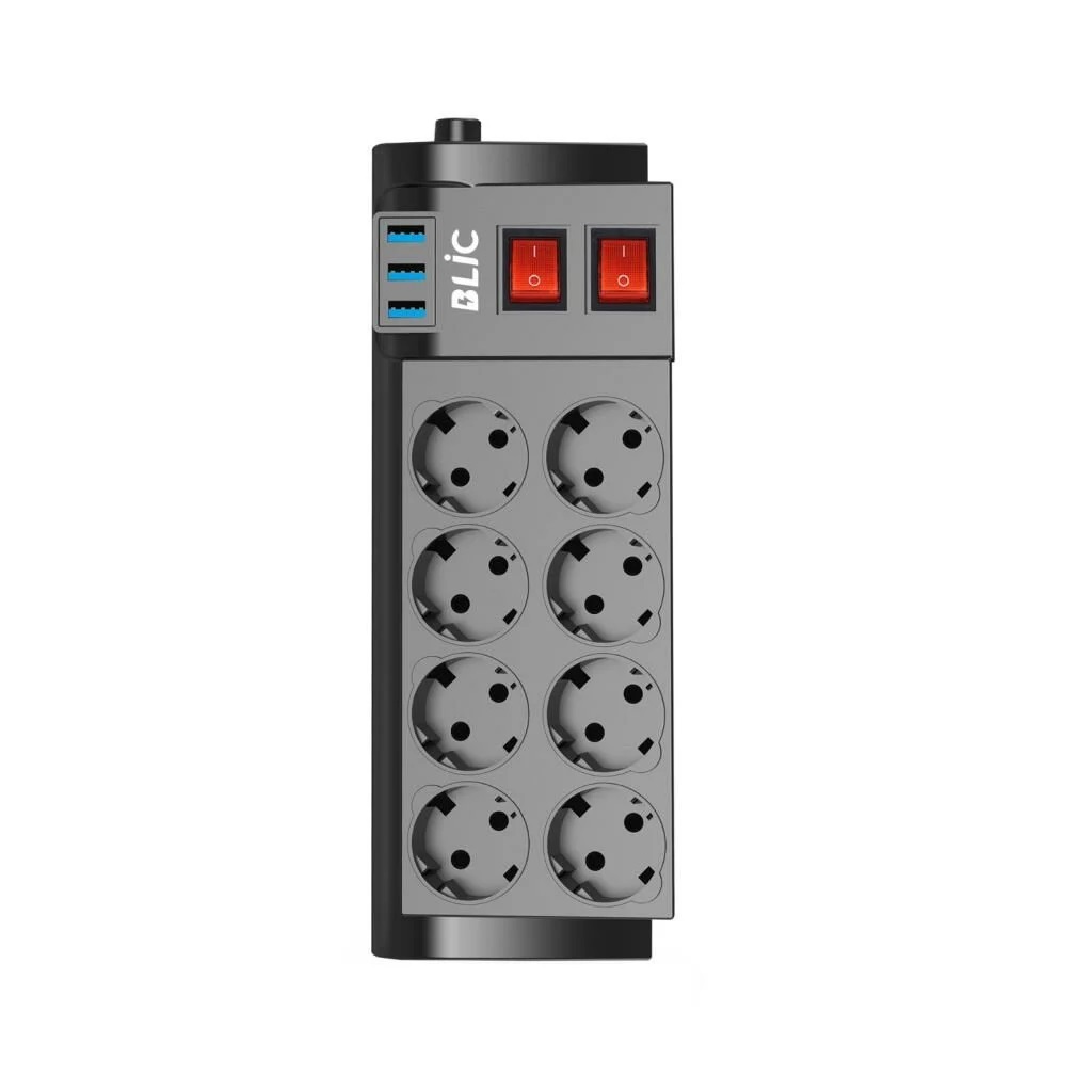 BLİC FTR-08 8Lİ UZATMA KABLO AKIM KORUMALI