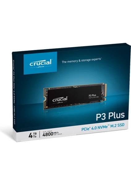 Crucial P3 Plus 3D Nand CT4000P3PSSD8 PCI-Express 4.0 4 TB M.2 SSD