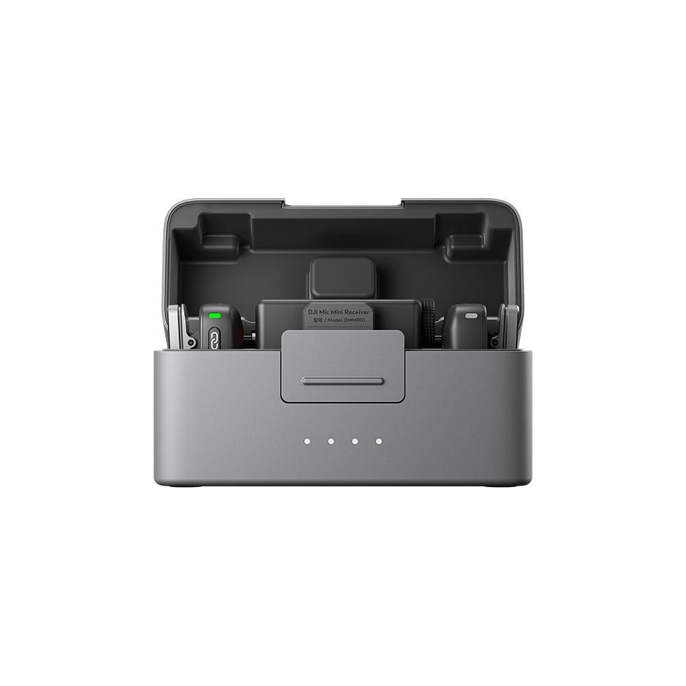 DJI Mic Mini 2 (2 TX + 1 RX Standart + Şarj Kutusu) iPhone ve Android/Kamera/Tablet/PC