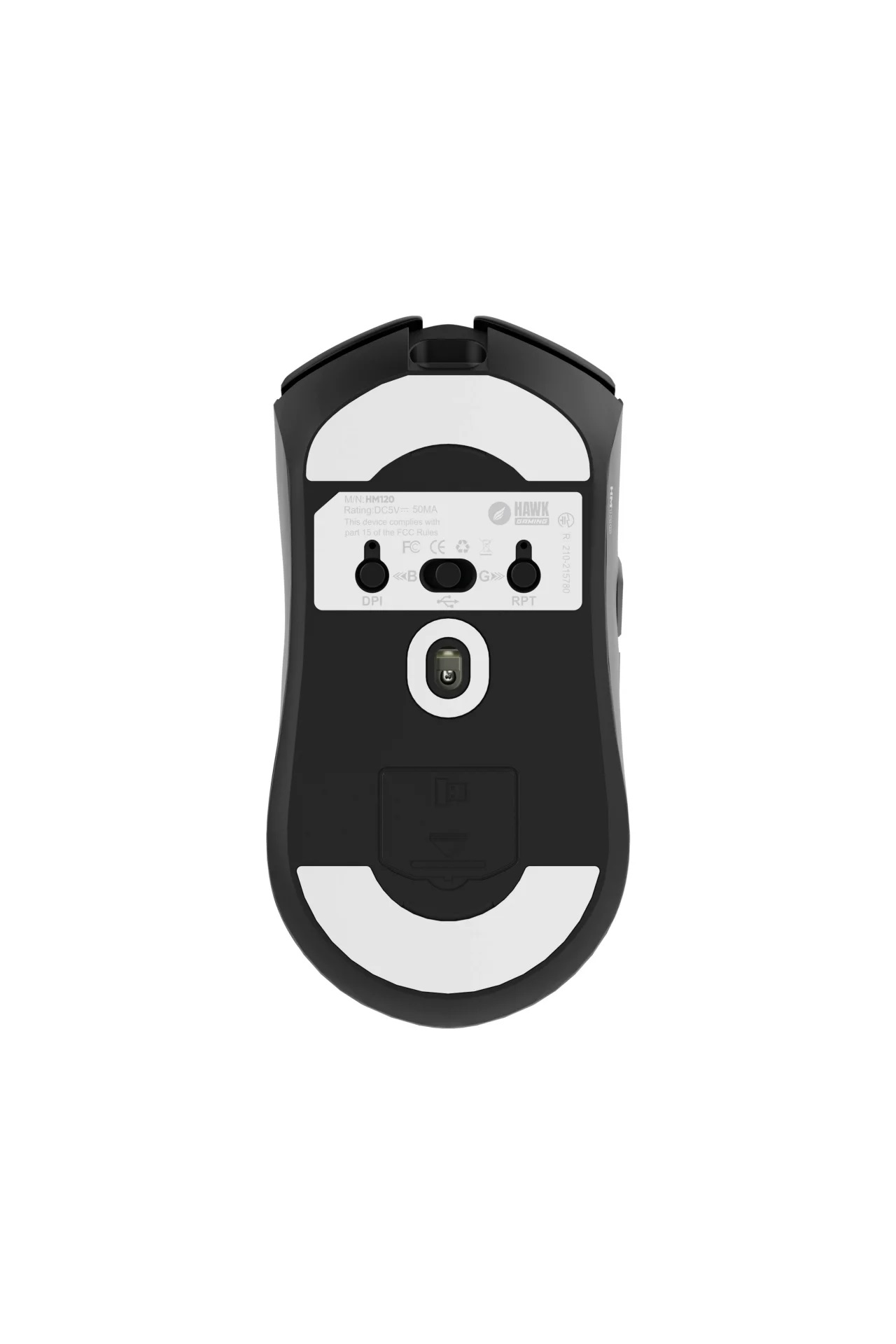 Hawk Gaming Chair HM120 Siyah Şarjlı Optik Kablolu/Kablosuz Oyuncu Mouse