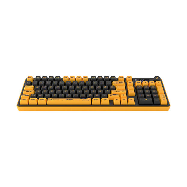 Hawk Gaming HK258 Sarı RGB Membrane Switch Kablolu/Kablosuz Oyuncu Klavyesi