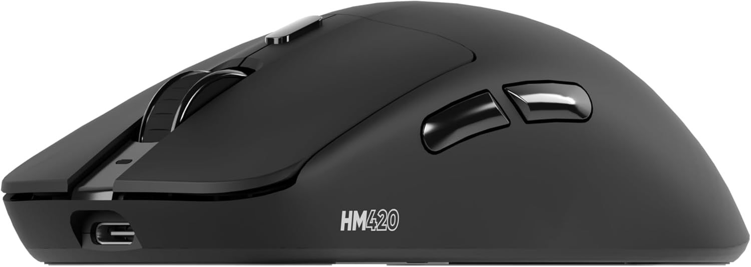 Hawk Gaming HM420 Siyah Şarjlı Optik Kablolu/Kablosuz Oyuncu Mouse