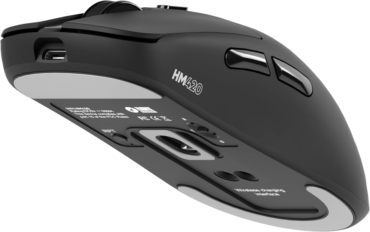 Hawk Gaming HM420 Siyah Şarjlı Optik Kablolu/Kablosuz Oyuncu Mouse
