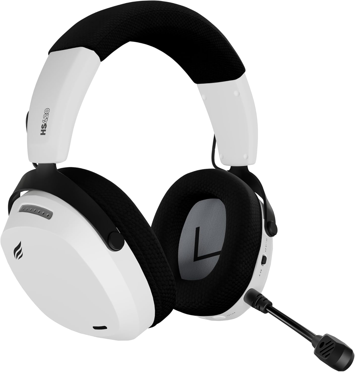 Hawk HS420 Beyaz 7.1 Type-C Kablolu/Kablosuz Kulak Üstü Oyuncu Kulaklığı