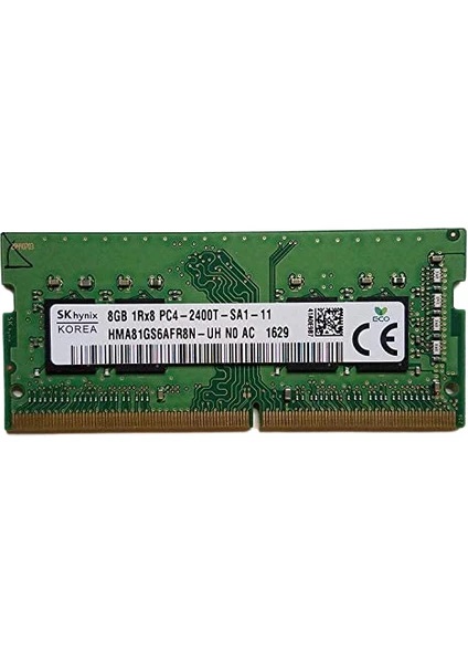 Hynix 8 GB 2400 MHz CL17 SODIMM HMA81GS6AFR8N-UH DDR4 Ram (Kutusuz)