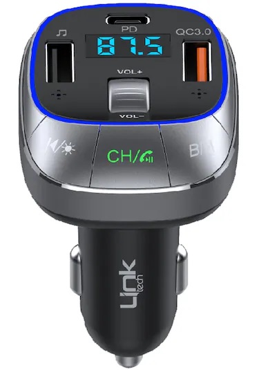 LİNKTECH GF17 PREMİUM DUAL 48W 5.1 BLUETOOTH FM TRANSMİTTER