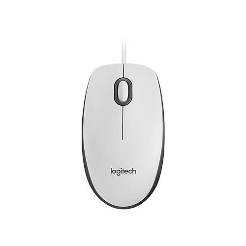 LOGİTECH M100 BEYAZ OPTİK KABLOLU MOUSE (910-006764)