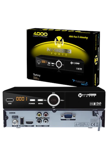 MAGBOX FORTE HDMİ RCA FULL HD UYDU ALICISI TKGS&#39;Lİ