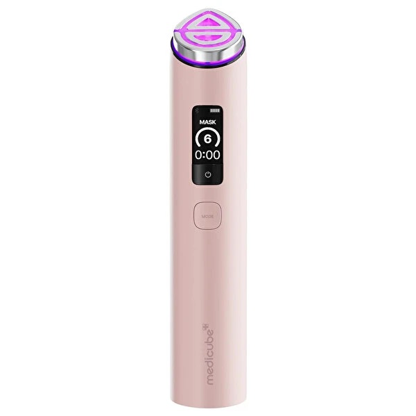 Medicube Age-R Booster Pro X2 7'si 1 Arada Pembe Kore Cilt Bakım Cihazı